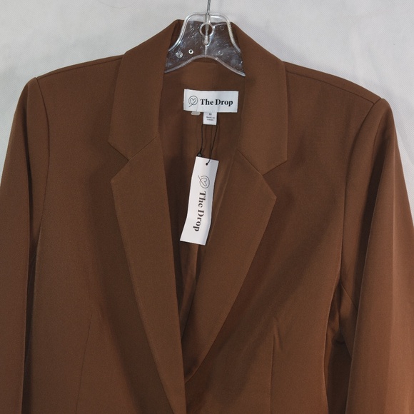 Brown Blazer SZ M The Drop NWT - Picture 4 of 8